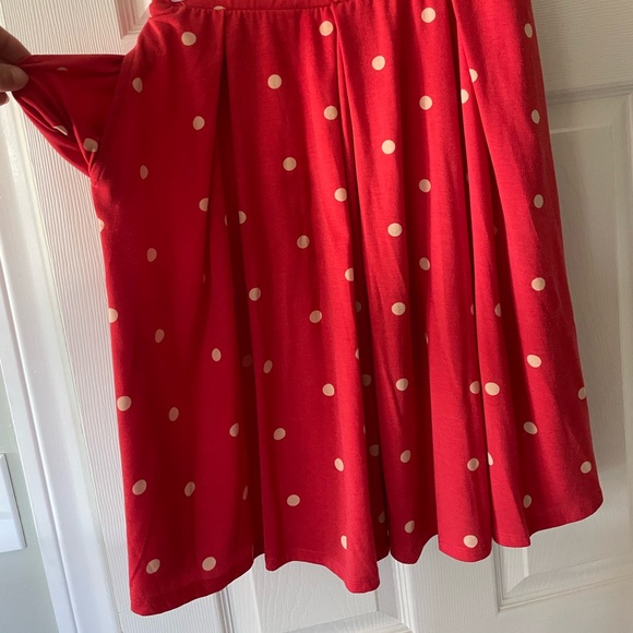 LulaRoe polka dot skirt with pockets - Picture 2 of 4